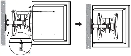 ONE FOR ALL WM4241 Solid Turn TV Wall Mount B5a
