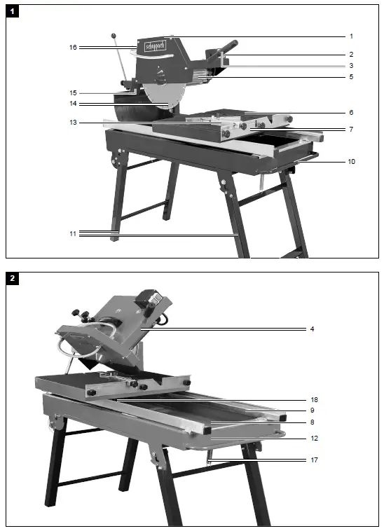 scheppach HSM3500 Stone Cutting Machine 1