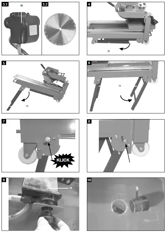 scheppach HSM3500 Stone Cutting Machine 2