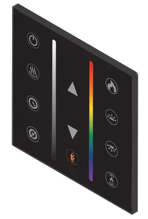 MODERN FLAMES LPS-4414 Landscape Pro Slim Series 44 Inch Built In Linear Electric Fireplace - PHOTO 7