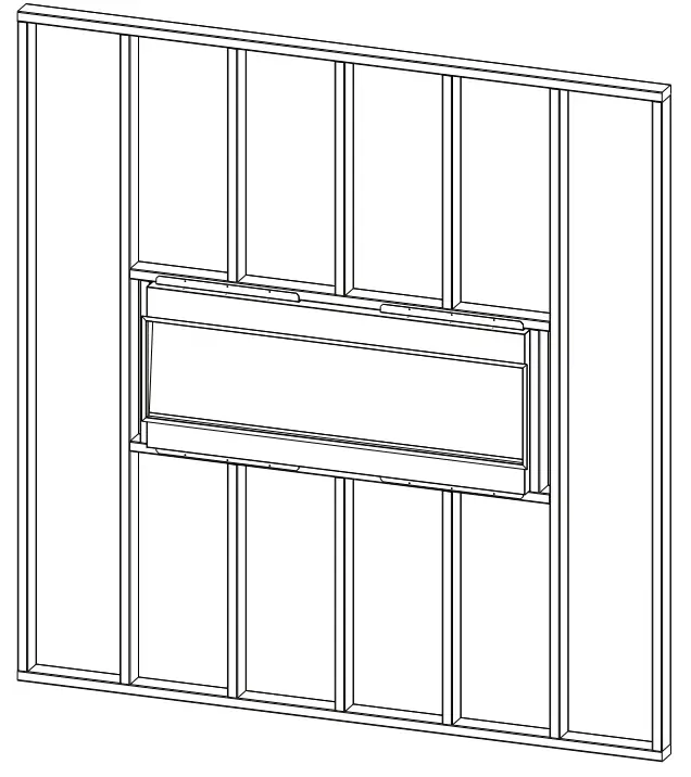 MODERN FLAMES LPS-4414 Landscape Pro Slim Series 44 Inch Built In Linear Electric Fireplace - framed 4