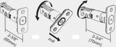 DUSUN DSL-090-1 - Install the latch and strike 4