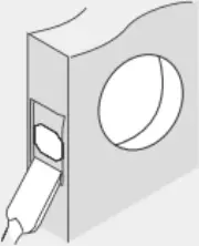 DUSUN DSL-090-1 - Mark the door for drilling 3-d