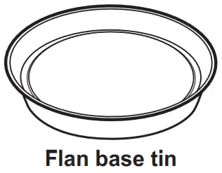 AEG BPK556360M Built In Oven - Flan base tin
