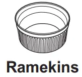 AEG BPK556360M Built In Oven - Ramekins