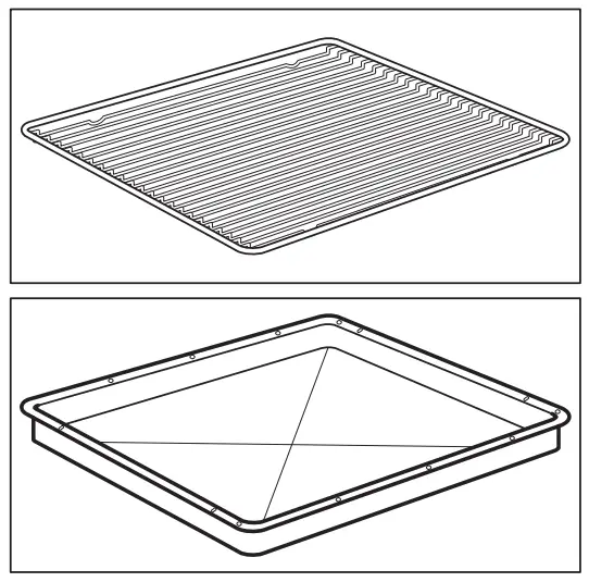 AEG BPK556360M Built In Oven - Wire shelf