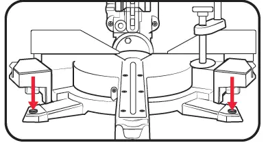 Ozito PXSMSS-036 Cordless Sliding Mitre Saw 10