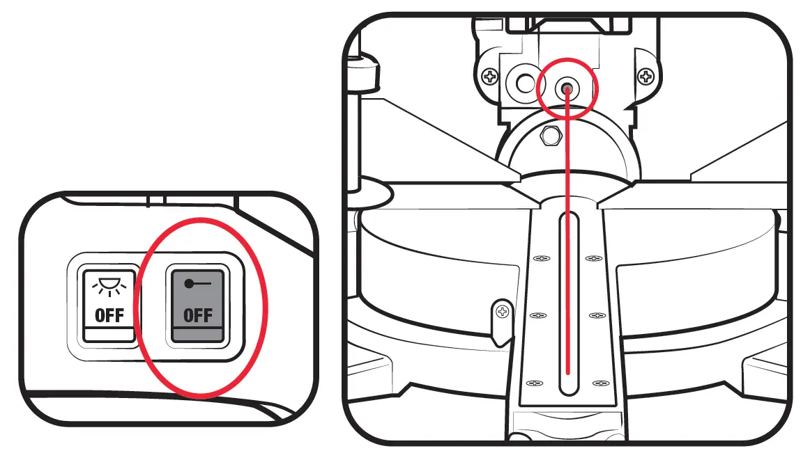 Ozito PXSMSS-036 Cordless Sliding Mitre Saw 26
