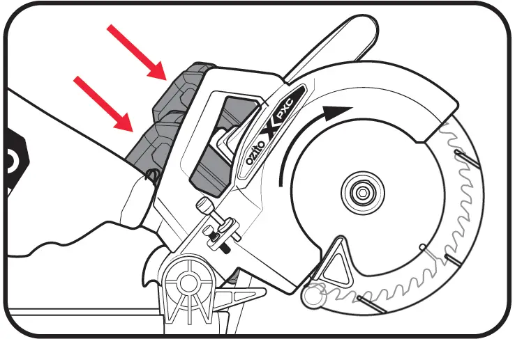Ozito PXSMSS-036 Cordless Sliding Mitre Saw 32