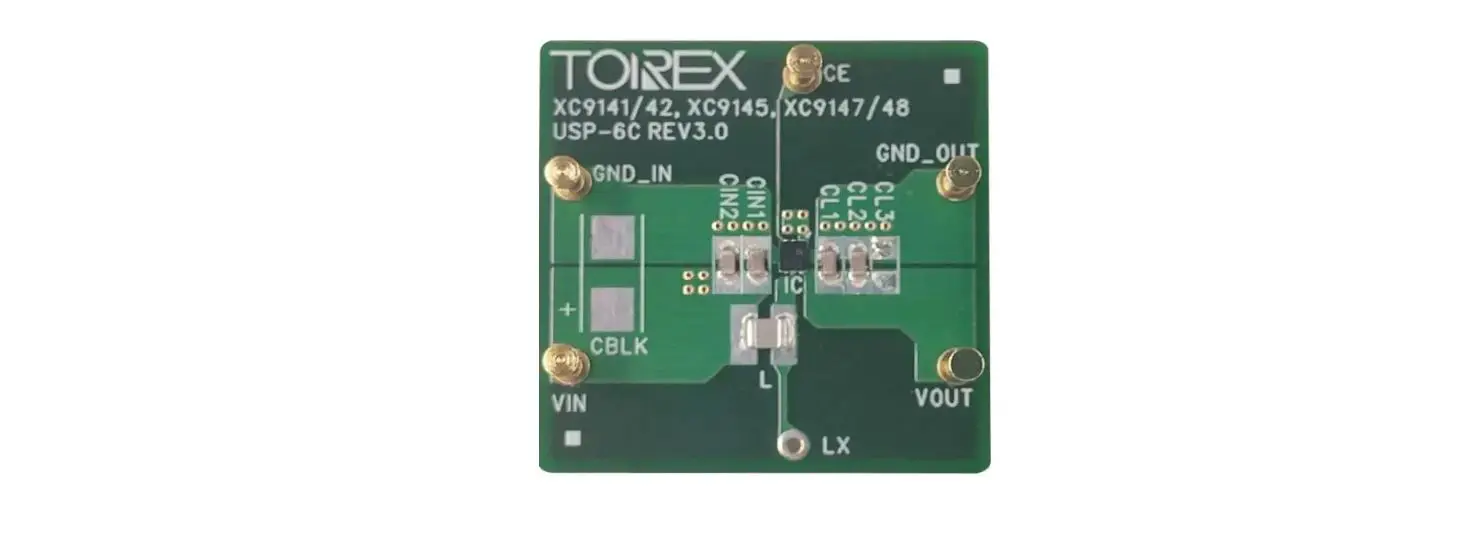 Torex Xc9145b50cer-g Evaluation Board User Manual Torex Xc9145b50cer-g Evaluation Board User Manual