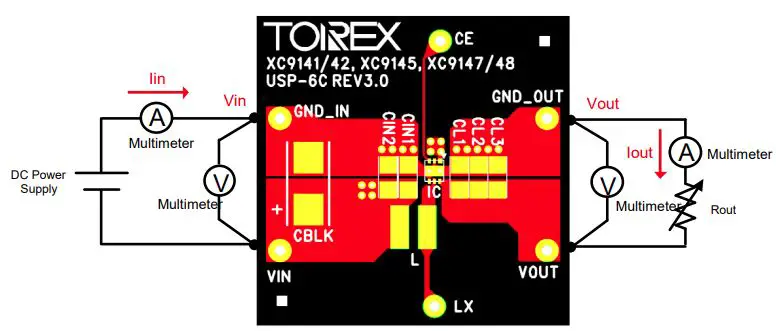 TOREX XC9145B50CER-G Evaluation Board-fig3