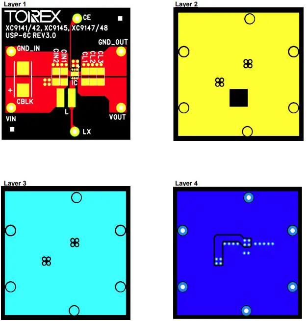 TOREX XC9145B50CER-G Evaluation Board-fig5