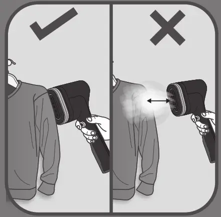 Rowenta DR2020 Handheld Garment Steamer - ACCESSORIES 7