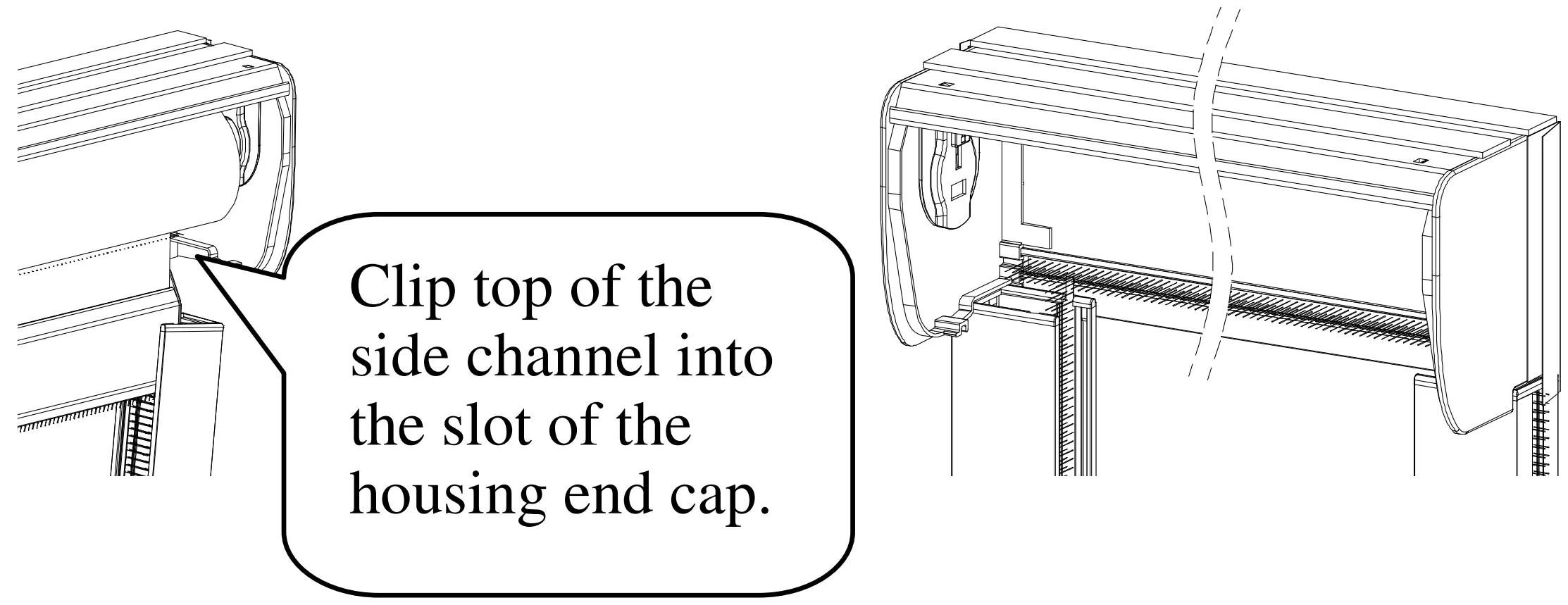 Installation side channels