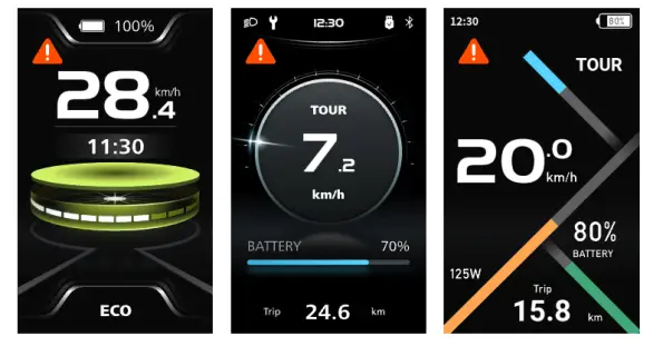 BAFANG DP C010.CB Display LCD - Clock setting 1