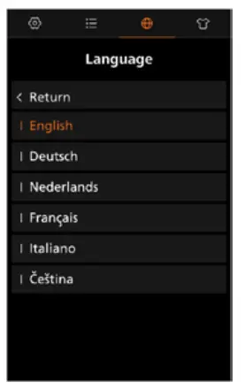 BAFANG DP C010.CB Display LCD - Language