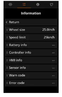 BAFANG DP C010.CB Display LCD - peed limit
