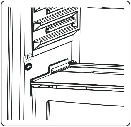 FINLUX FR FB379 FM0W FR FB379 FM0B Fridge Freezer - shelf
