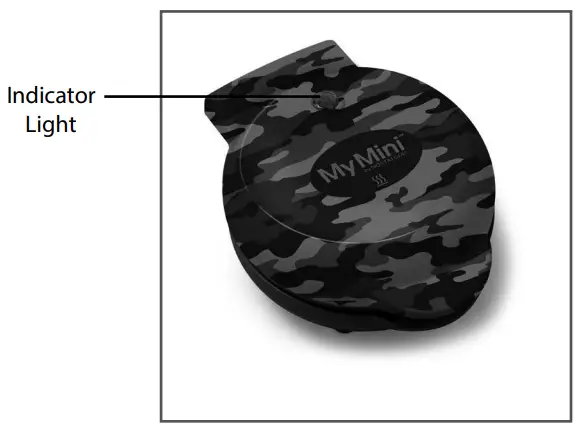 NOSTALGIA NMWF5CMFLG MyMini Waffle Maker - Indicator