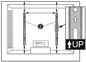 ERGOAV ERTSM2-01B Table Top TV Stand - Spacers 1