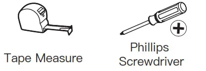 ERGOAV ERTSM2-01B Table Top TV Stand - Tape Measure