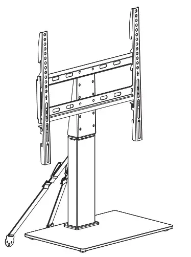 ERGOAV ERTSM2-01B Table Top TV Stand