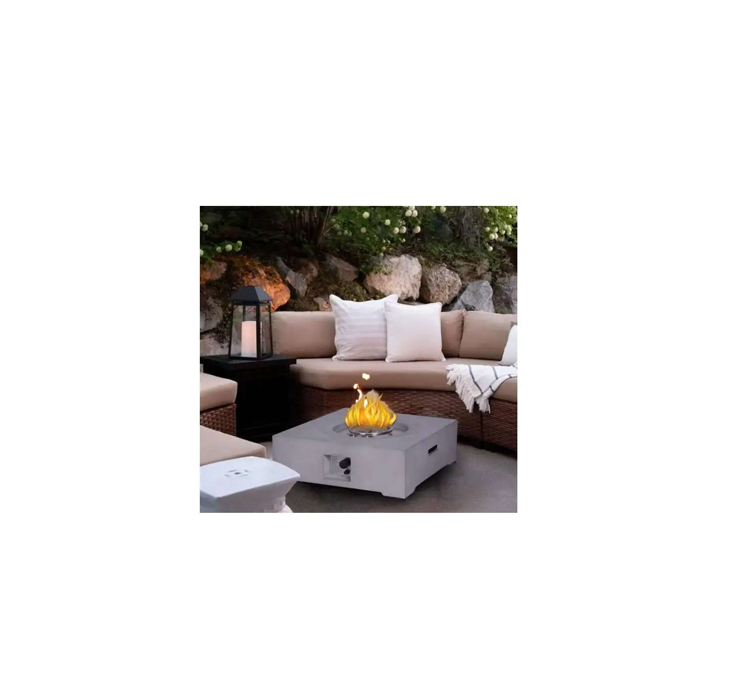 Sunrinx Mg12-21hl Square Concrete Propane Gray Fire Pit Kit User Manual Sunrinx Mg12-21hl Square Concrete Propane Gray Fire Pit Kit User Manual