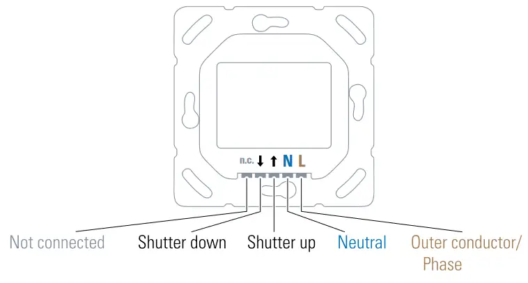 evo 51ECI1702 Shutter Switch - shutter down
