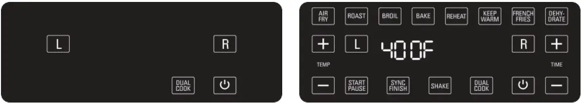 HOLSTEIN HH-09227001 8 Quart Dual Basket Digital Air Fryer - fig 2