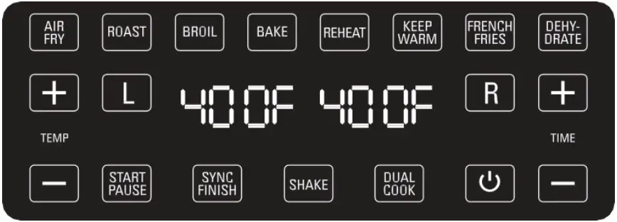 HOLSTEIN HH-09227001 8 Quart Dual Basket Digital Air Fryer - fig