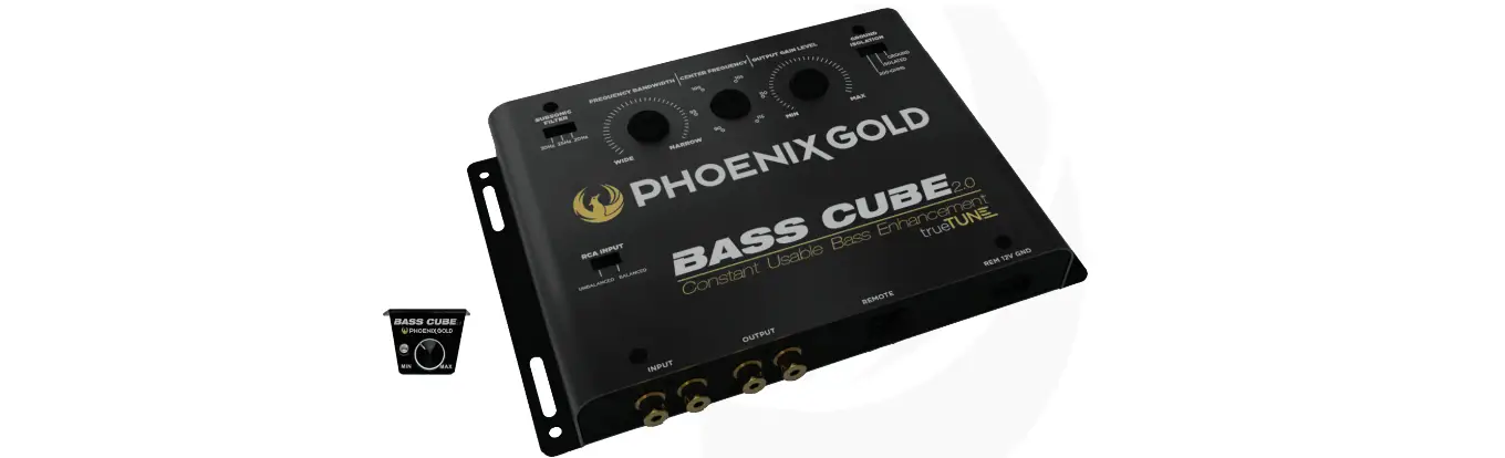 Phoenix Gold Bass Cube 2.0 2-channel Parametric Bass Equalization User Manual