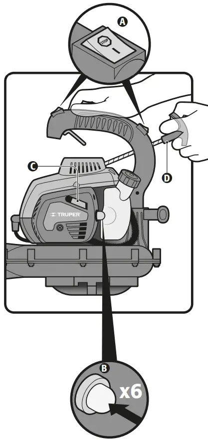 TRUPER SOPLA-26T Gas Blower Vacuum - Cold Motor