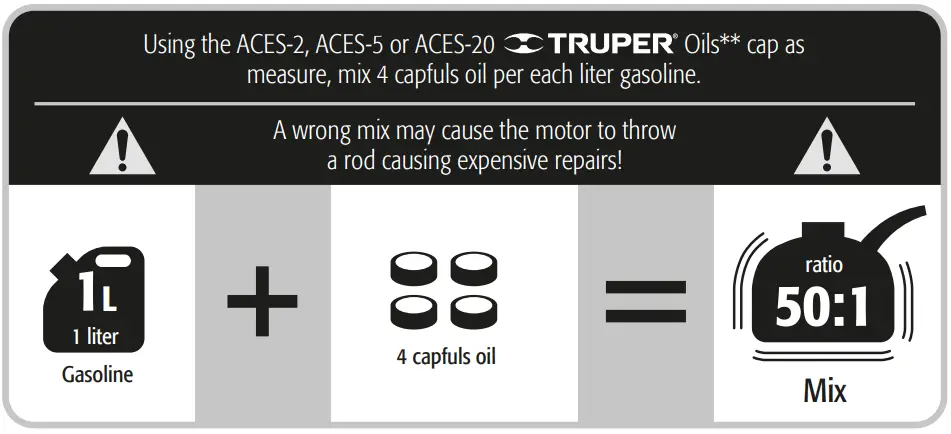TRUPER SOPLA-26T Gas Blower Vacuum - symbol 3