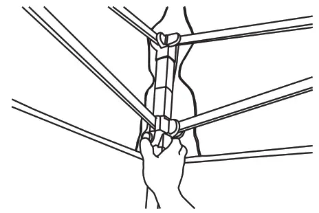 THE HOME DEPOT T84 POPTENT-BEI Pop Up Sidewall Canopy Tent - sliders