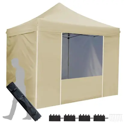 THE HOME DEPOT T84 POPTENT-BEI Pop Up Sidewall Canopy Tent