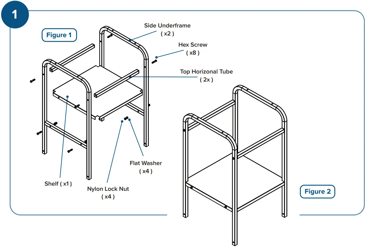 LAVEX INDUSTRIAL 257RD2224C Mobile Receiving Desk - FIGURE 1