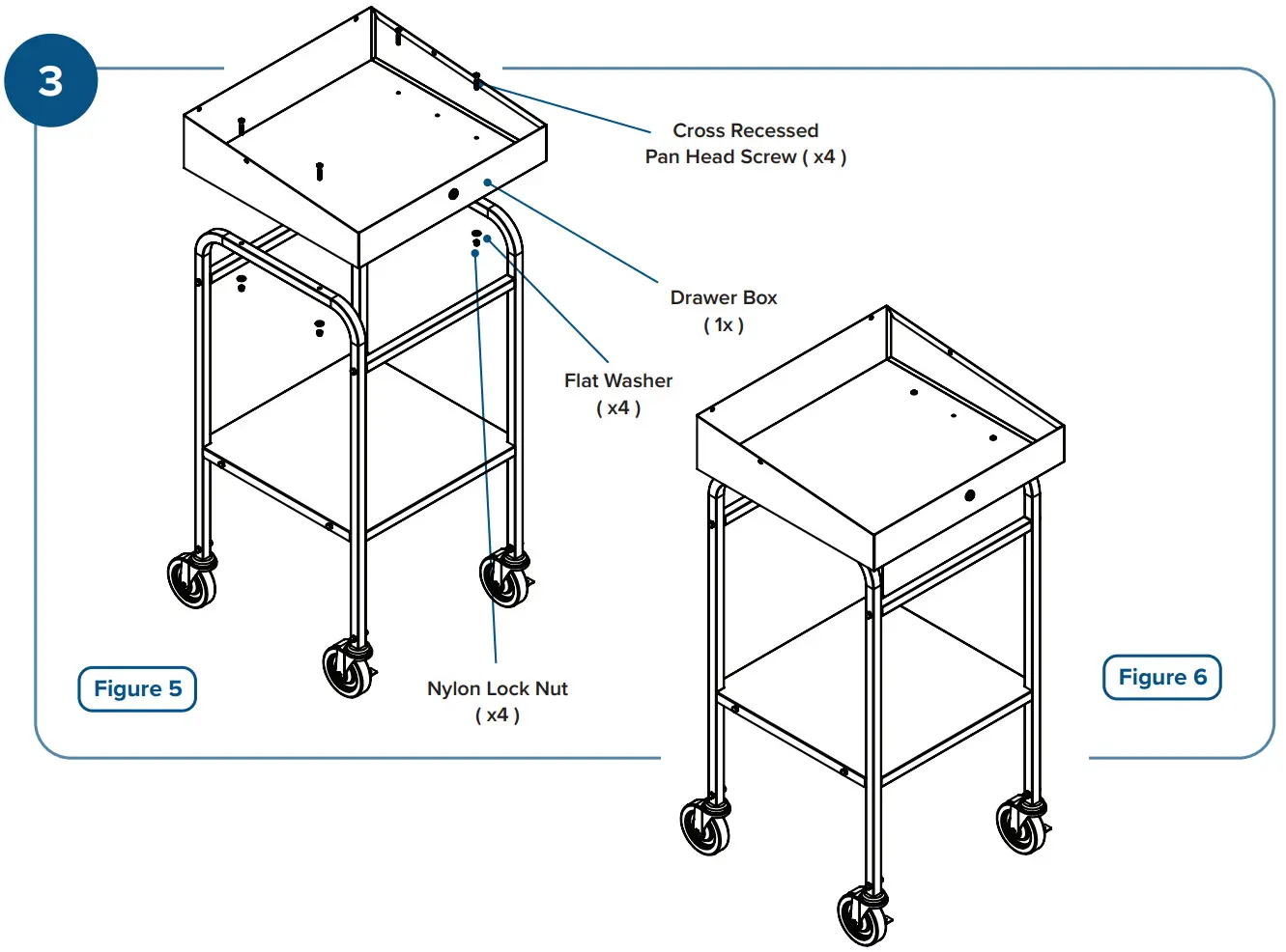 LAVEX INDUSTRIAL 257RD2224C Mobile Receiving Desk - FIGURE 3