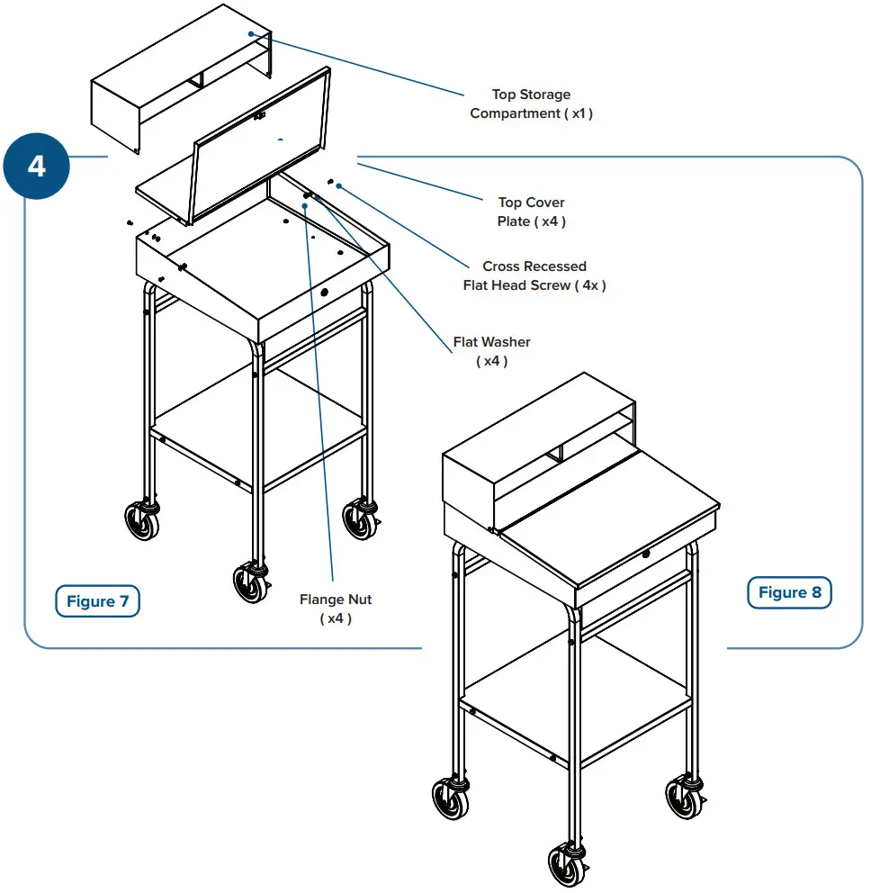 LAVEX INDUSTRIAL 257RD2224C Mobile Receiving Desk - FIGURE 4