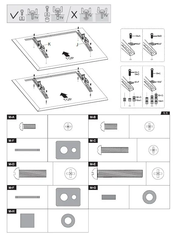 V I V O-STAND-TV120B-Aluminum-Mobile-Large-Screen-TV-Cart-FIG 12