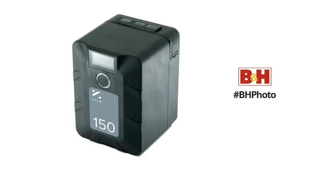 Zilr 150 Mini V-mount Battery User Manual