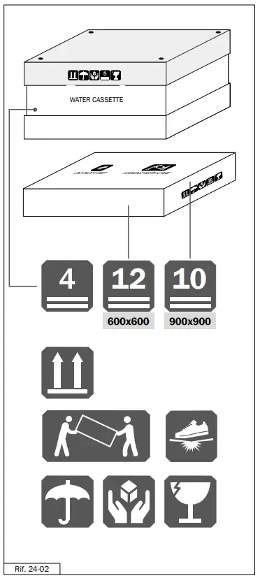 EDEN Soft 600x600 90 Cassette Fan Coil Unit - ACCESSORIES