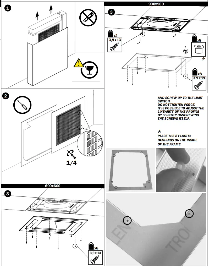EDEN Soft 600x600 90 Cassette Fan Coil Unit - SHEET