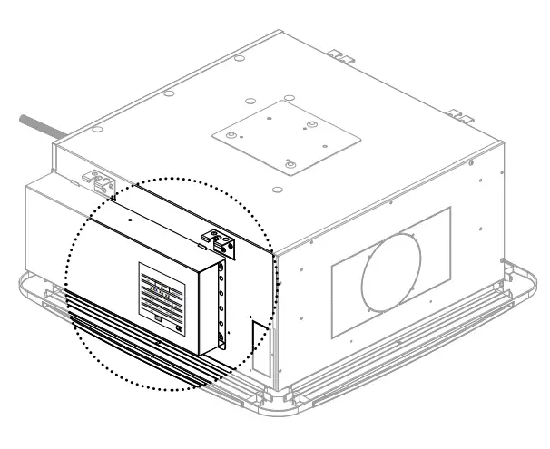 EDEN Soft 600x600 90 Cassette Fan Coil Unit - diagram 2