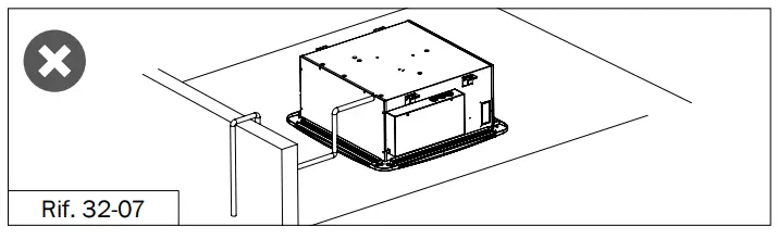 EDEN Soft 600x600 90 Cassette Fan Coil Unit - hose