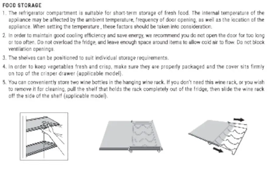 IKOHS 107L Silver Create Retro Fridge User Manual - Adjusting the Thermostat