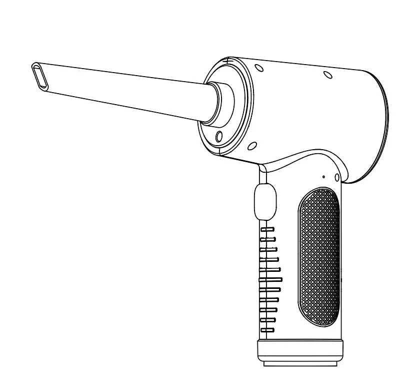 BIVBTP B0BZZ9Q7SV Compressed Air Duster and Vacuum Cleaner