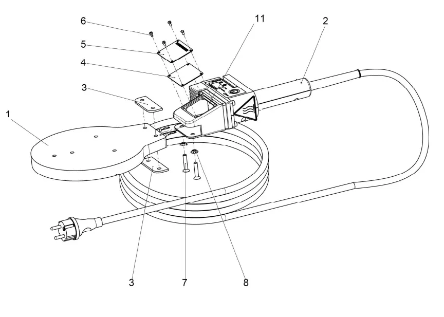 ROTHENBERGER ROWELD P 125 Set 63-75 mm Electronic Sleeve Welding - arts list