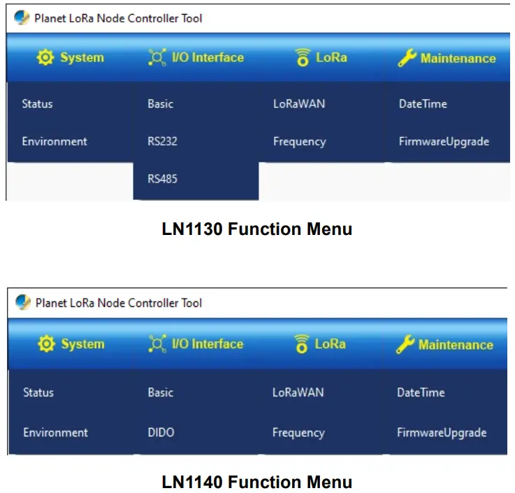 PLANET LN1130 and LN1140 LoRa Node Controller - fig 18