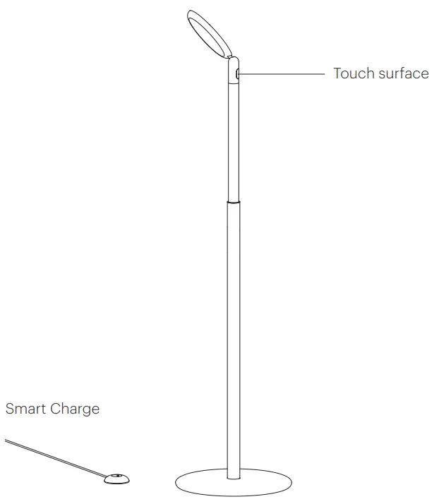 GRAU Parrot LED Floor Lamp - Touch