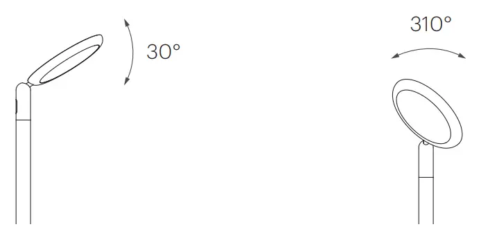 GRAU Parrot LED Floor Lamp - head